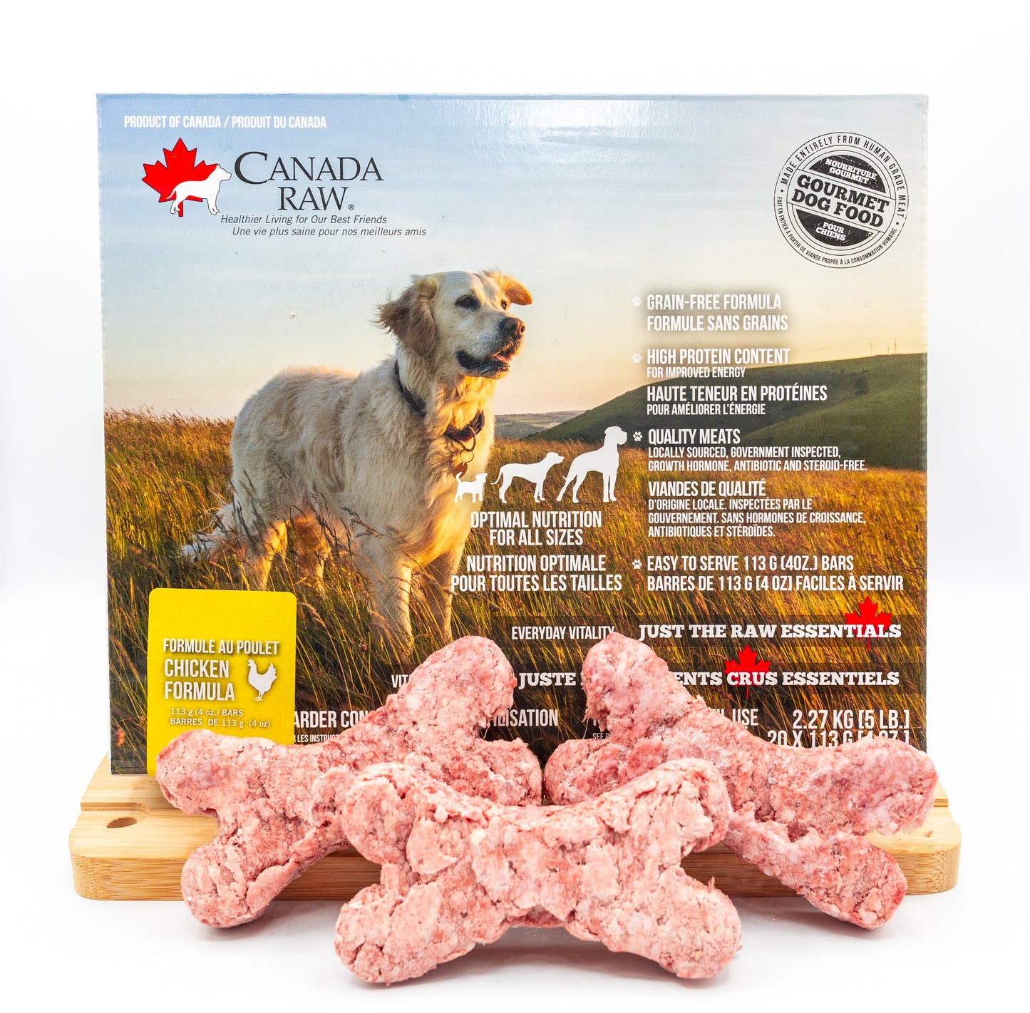 Chicken Formula 4oz Bars 5LB Box