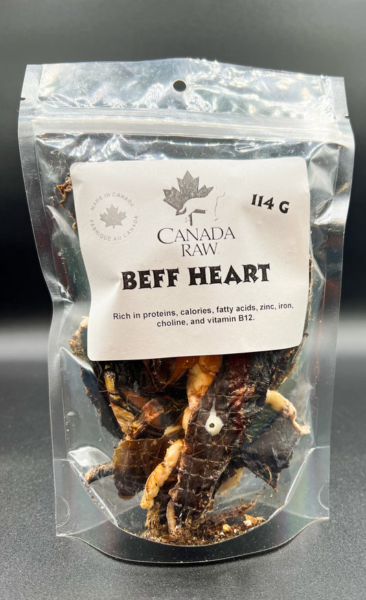 Dehydrated Beef Heart - 114g Pkg