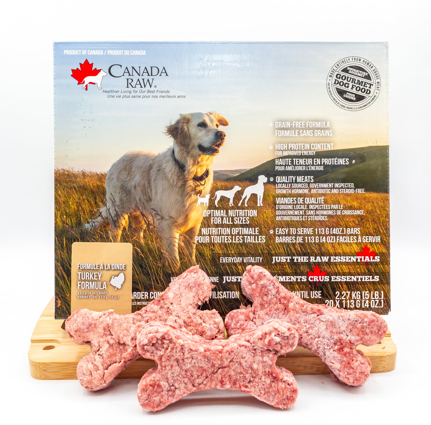 Turkey Formula 4oz Bars 5LB Box