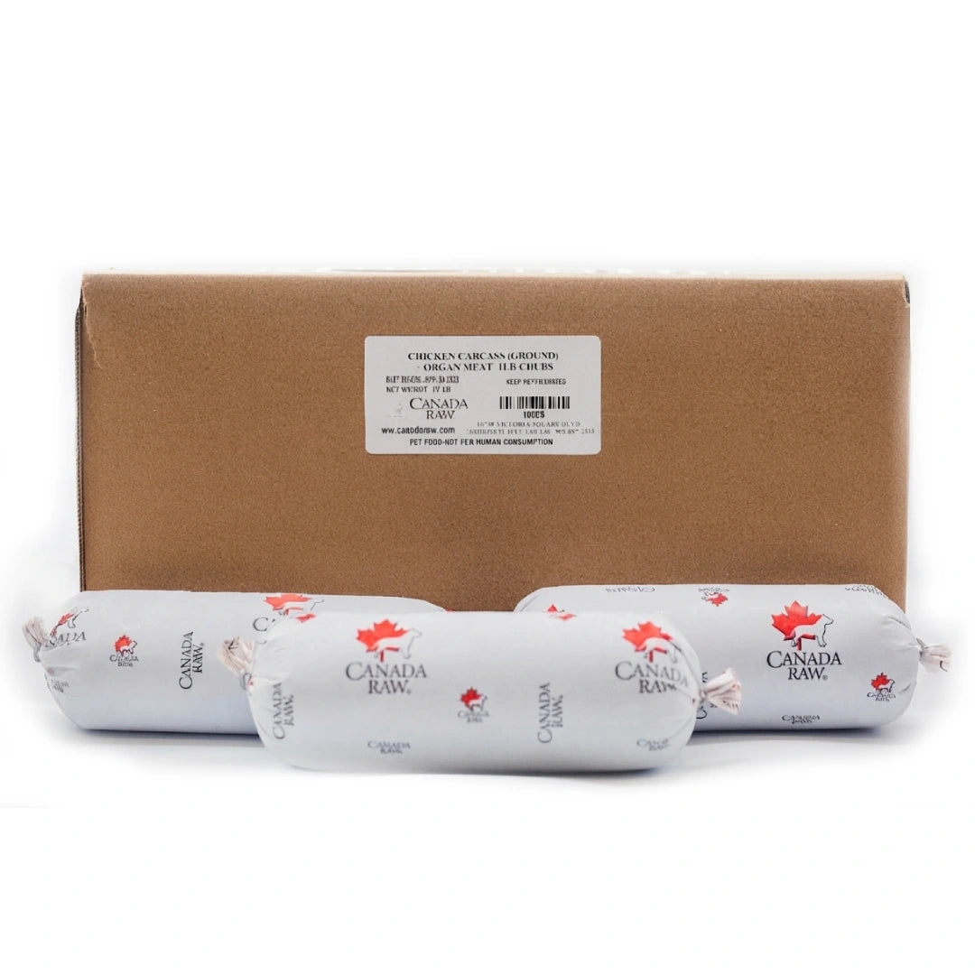 Carcasses de poulet - Boudins congelés - Paquet de 25 x 1 lb