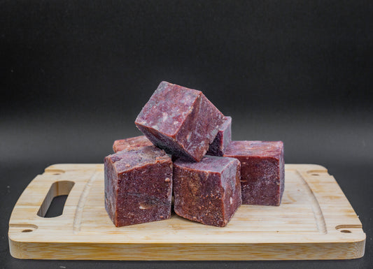 Beef Organ Mix (Hearts, Livers and Kidney) (Ground) Cubed Approx 4oz (Frozen)