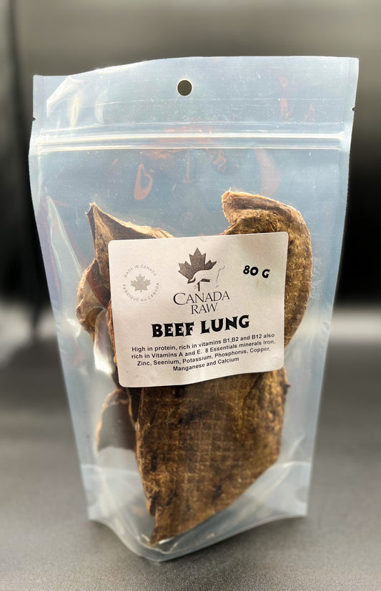 Dehydrated Beef Lung - 80g Pkg
