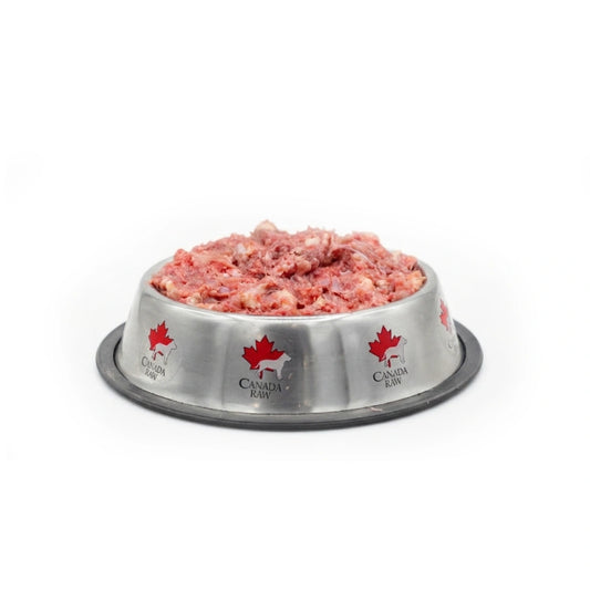 Carcasse de poulet - Hachée fraîche - Boîte en vrac de 25 lb