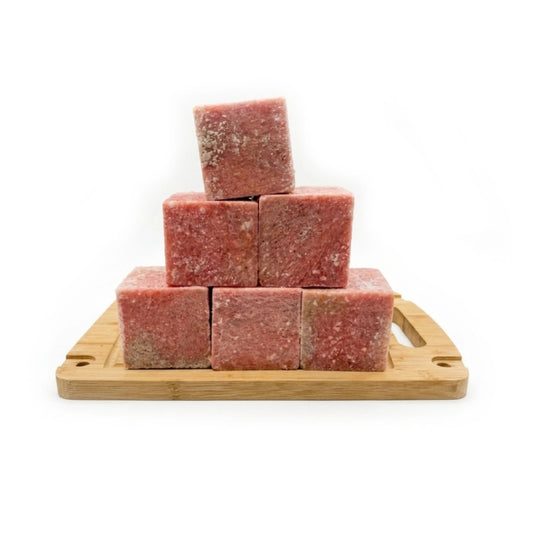 Lean Ground Turkey - Frozen, Ground Fine - Cubed - Approx 8oz